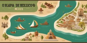 Mapa aventurero de rutas digitales en México