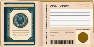 Pasaporte abierto con visa de inversión